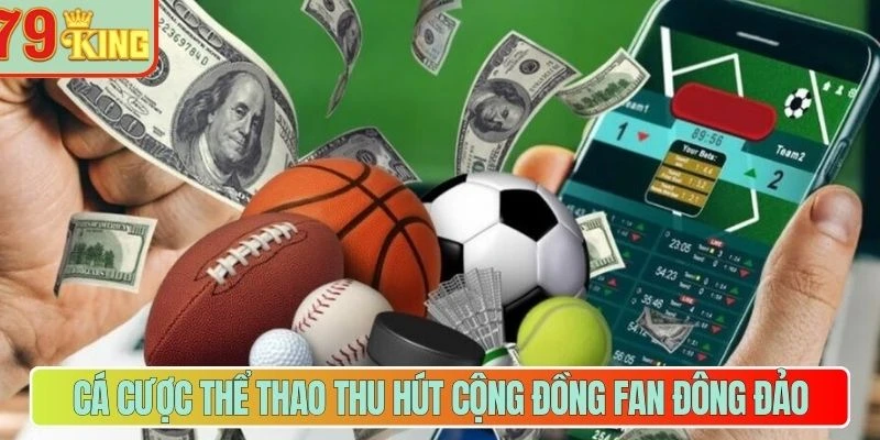 Cá cược thể thao thu hút cộng đồng fan đông đảo