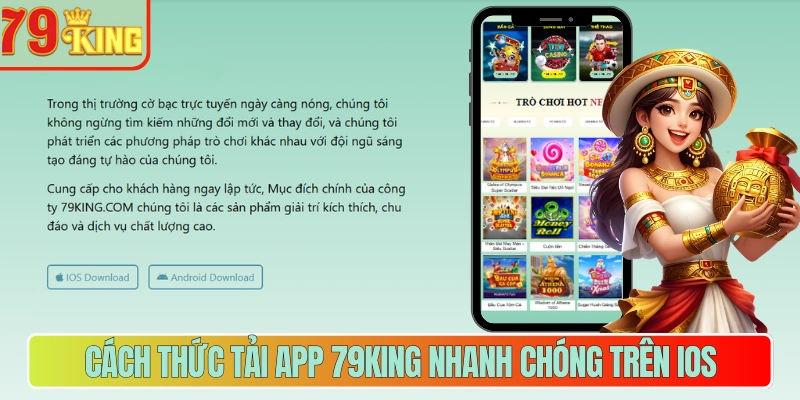 Cách thức tải app 79king nhanh chóng trên iOS